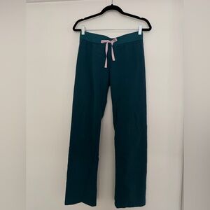Figs Teal Technical Collection Straight Leg Pants